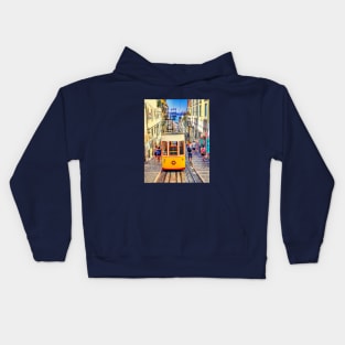 Lisbon Tram ("Eléctrico" in Lisboa) Kids Hoodie